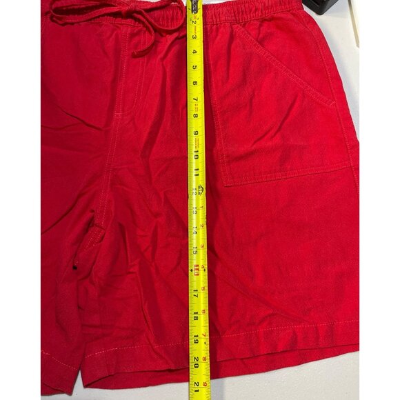 Style & Co. Womens Size XXL Pull-On Mid Rise Shorts Red - Picture 4 of 9